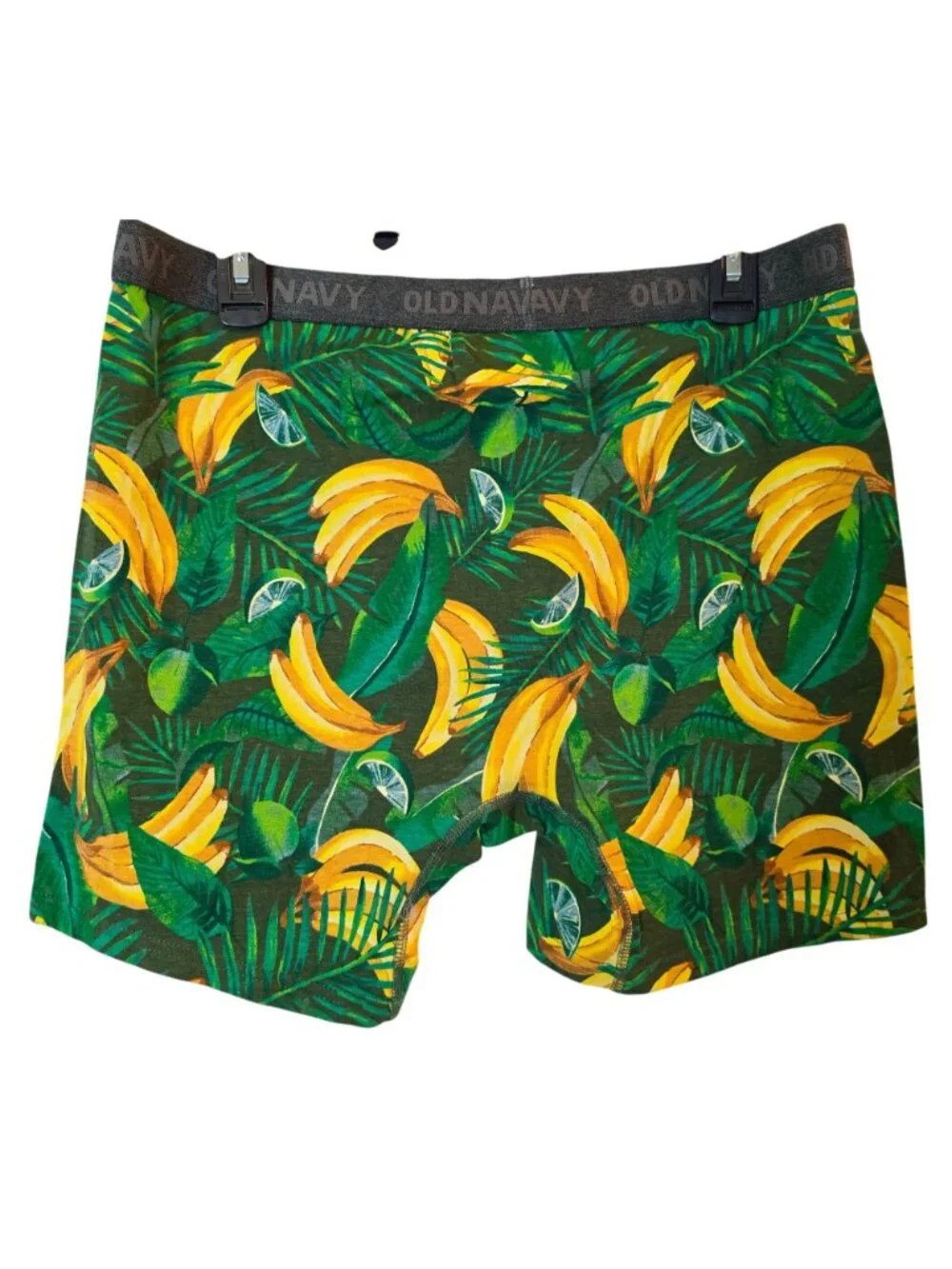 Old Navy Built-In Flex Tropical Banana Leaf Boxer Briefs Men’s XL NWOT
